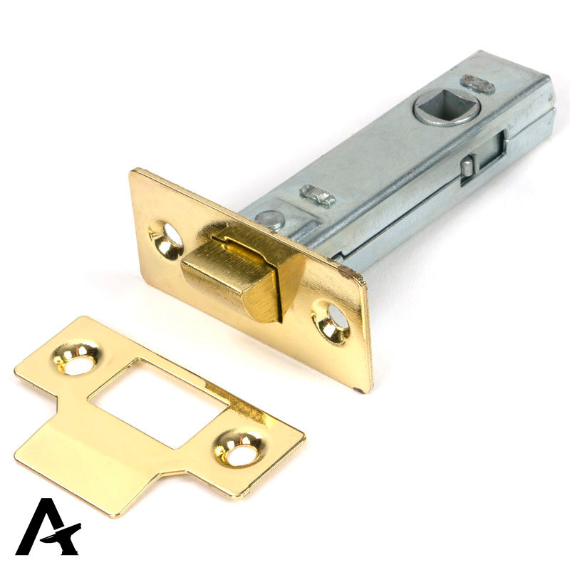 TUBULAR MORTICE LATCH BS56 76 PBR - 51733 by MARCHES (ANVIL) ARCHITECTURAL HARDWARE