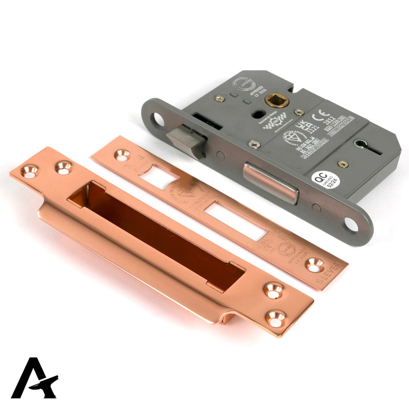 5LEVER SASH LOCK BS44 ALI 76 PBZ by MARCHES (ANVIL) ARCHITECTURAL HARDWARE