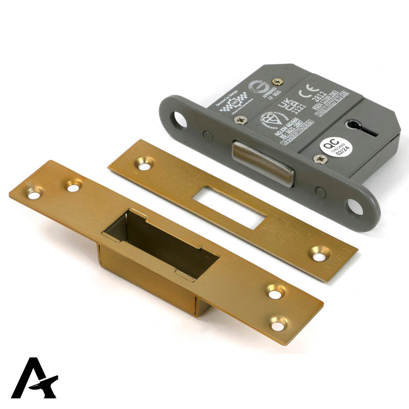 5LEVER DEADLOCK BS44 ALI 64 SBR by MARCHES (ANVIL) ARCHITECTURAL HARDWARE