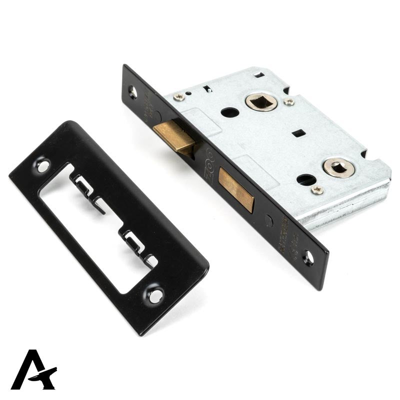 BATHROOM MORTICE LOCK BS44 64 BLK