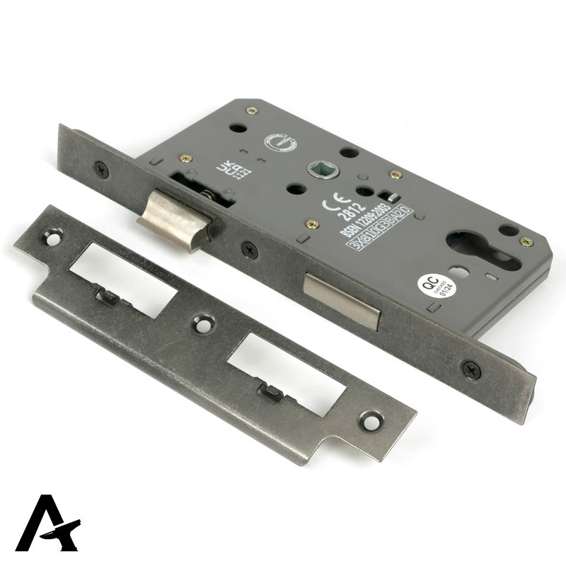 EURO DIN SASH LOCK BS60 72 PEW - 51799 by MARCHES (ANVIL) ARCHITECTURAL HARDWARE