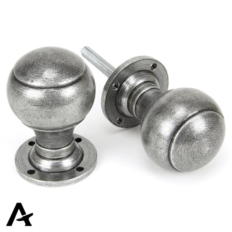 REGENCY MORTICE/RIM KNOB 58x86x57 PEW