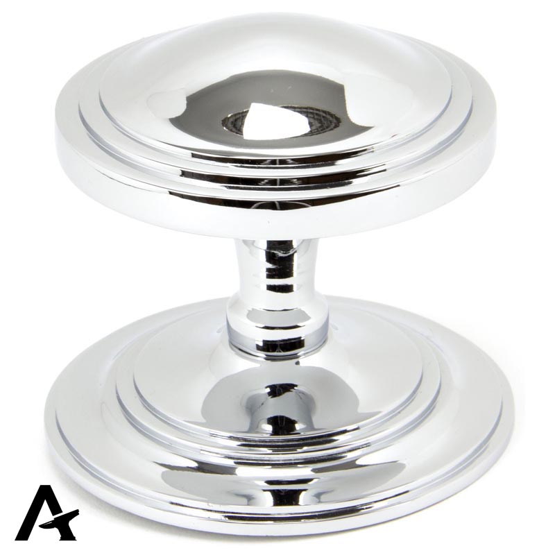 ART DECO CENTRE DOOR KNOB 81x78x90 PCP - 90073 by MARCHES (ANVIL) ARCHITECTURAL HARDWARE