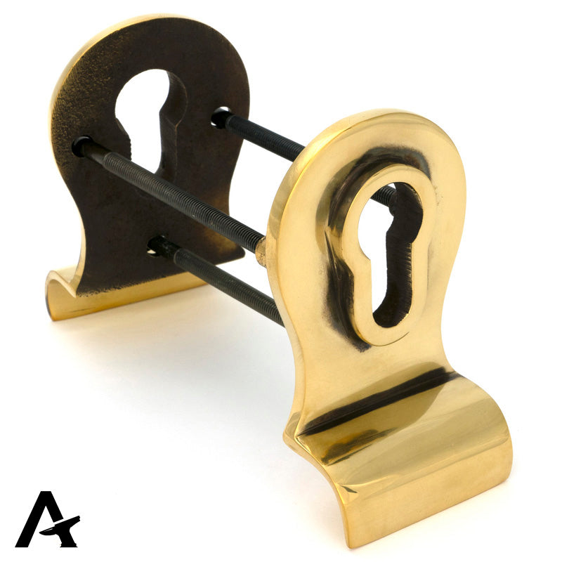 EURO DOOR PULL BTB 92x50x40-65 AGBR - 90065 by MARCHES (ANVIL) ARCHITECTURAL HARDWARE