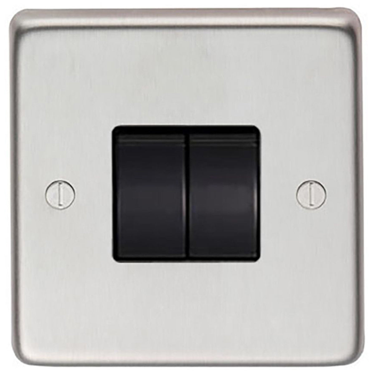 SWITCH 10AMP DOUBLE 86x86x7 SSS