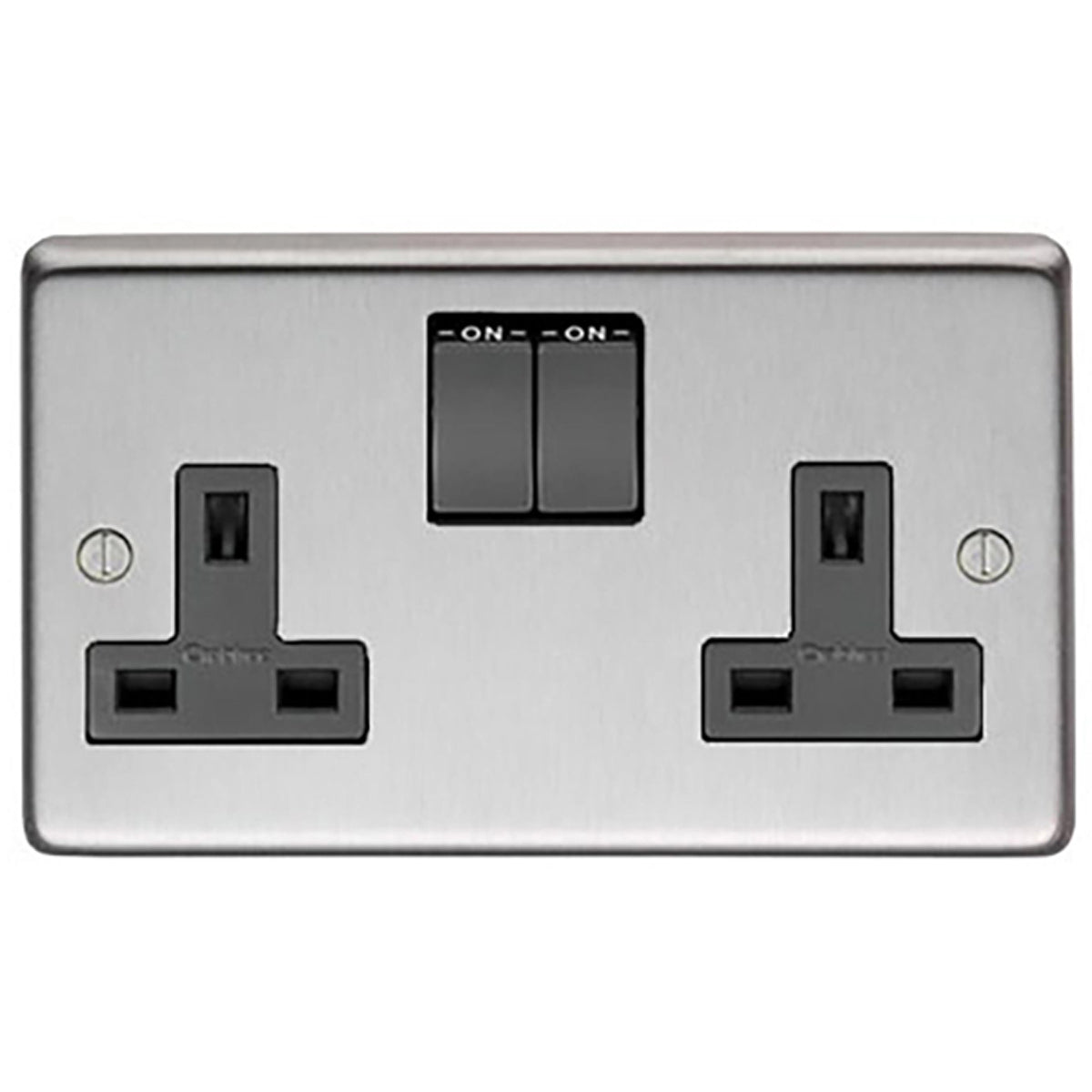 SWITCHED SOCKET 13AMP DOUBLE 86x86 SSS