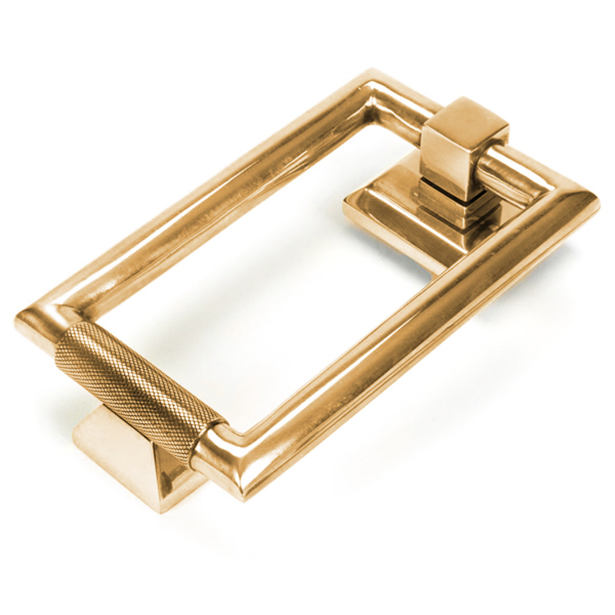 BROMPTON DOOR KNOCKER 145x90x36 PBZ - 46648 by MARCHES (ANVIL) ARCHITECTURAL HARDWARE