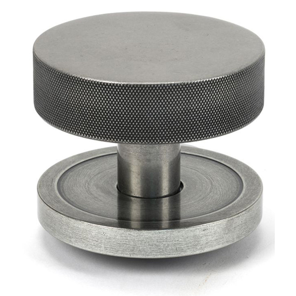 BROMPTON CENTRE DOOR KNOB PLAIN 90x70 PEW