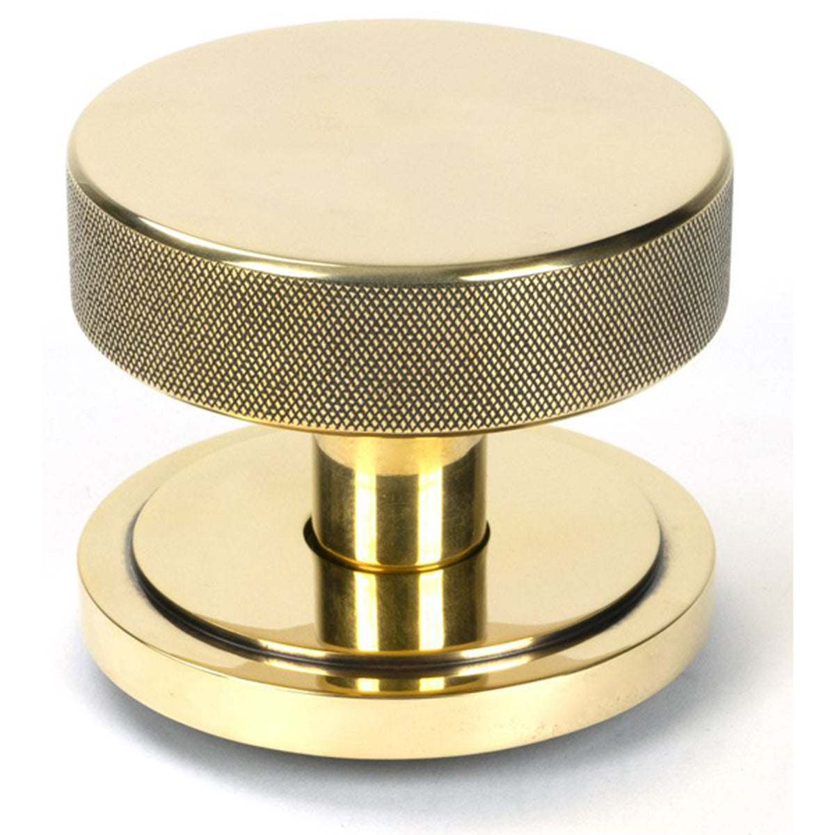 BROMPTON CENTRE DOOR KNOB ART DECO 90x70 AGBR