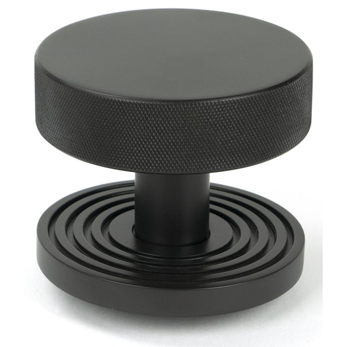 BROMPTON CENTRE DOOR KNOB BEEHIVE 90x70 AGBZ