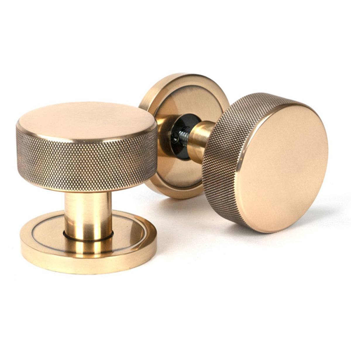BROMPTON MORTICE/RIM KNOB PLAIN 63x54x22 PBZ