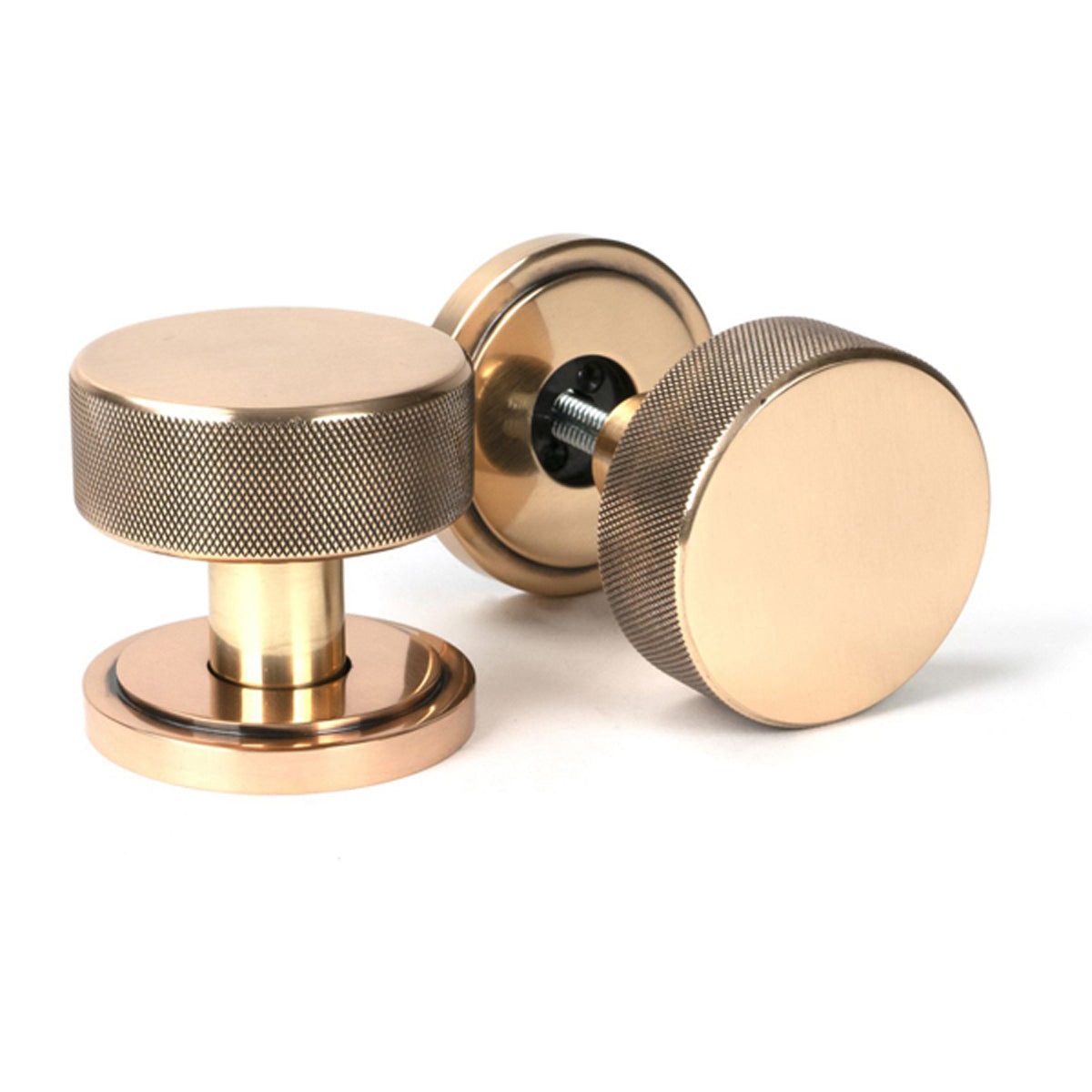 BROMPTON MORTICE/RIM KNOB ART DECO 63x54x22 PBZ