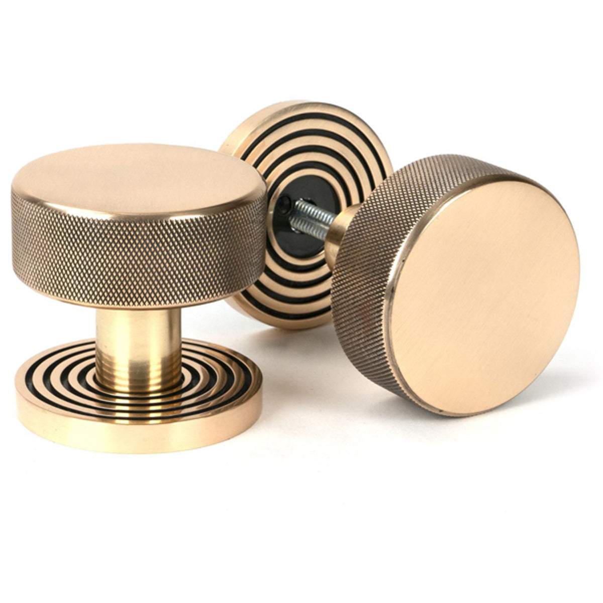 BROMPTON MORTICE/RIM KNOB BEEHIVE 63x54x22 PBZ