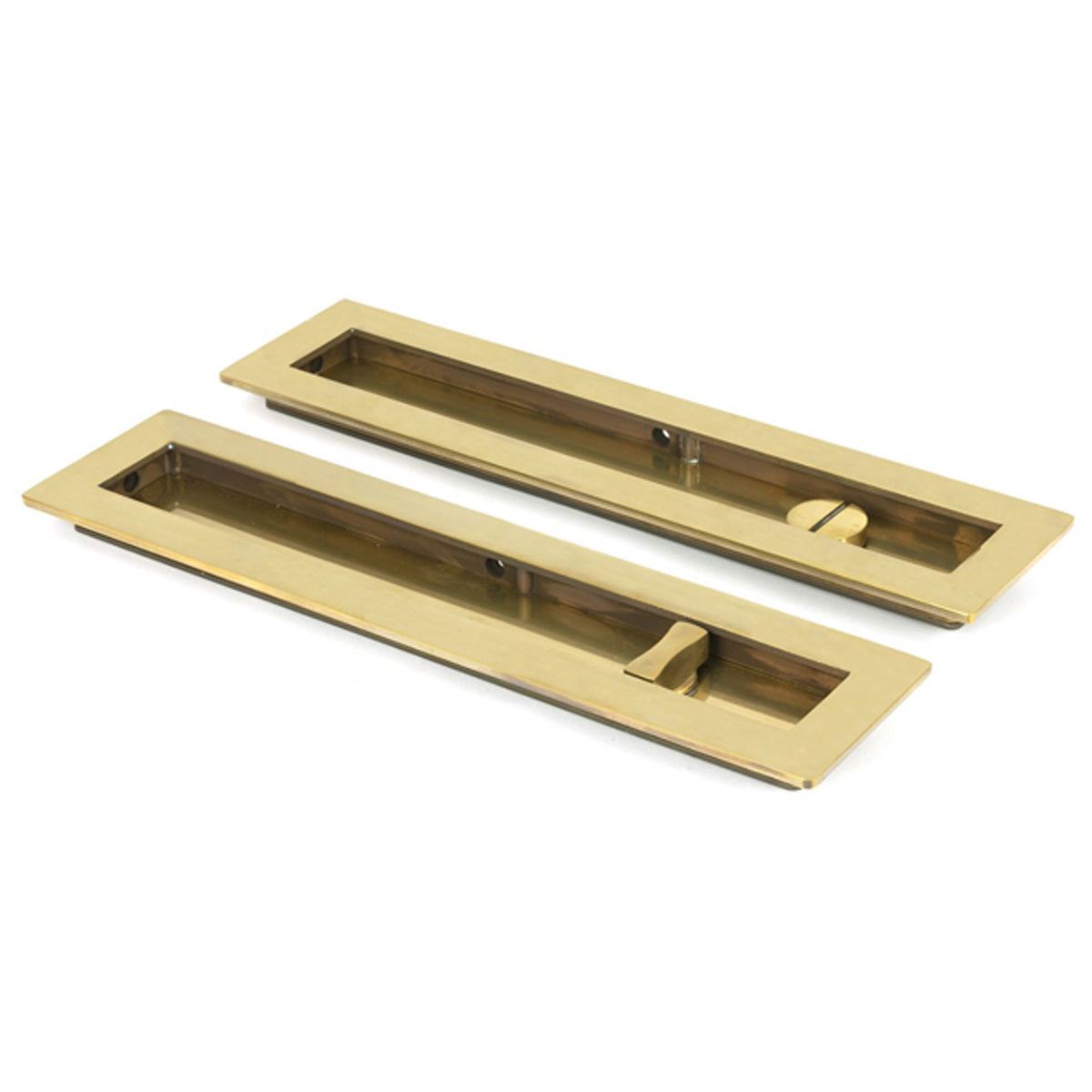 RECTANGULAR PULL PRIVACY PLAIN 250x60x13 AGBR