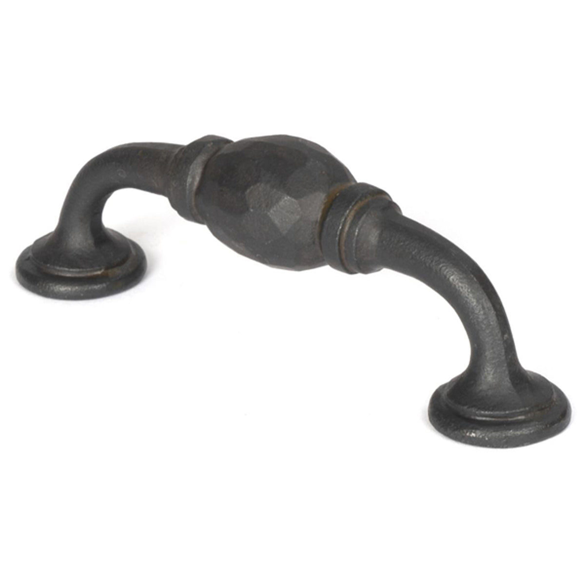 HAMMERED D HANDLE 097HC 25x124x40 BWX