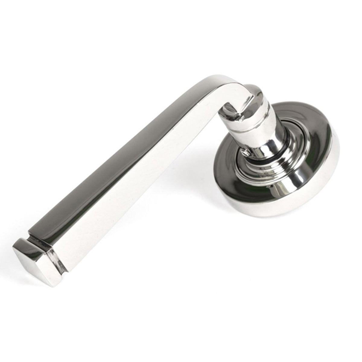 AVON LEVER HANDLE+ROSE SPRUNG PLAIN 53x118x63 PMA