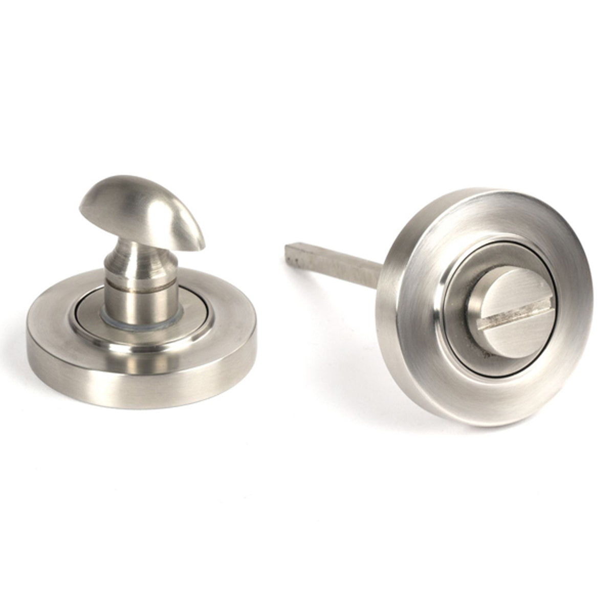 THUMBTURN SET ROUND CNC PLAIN 53x45 SMA