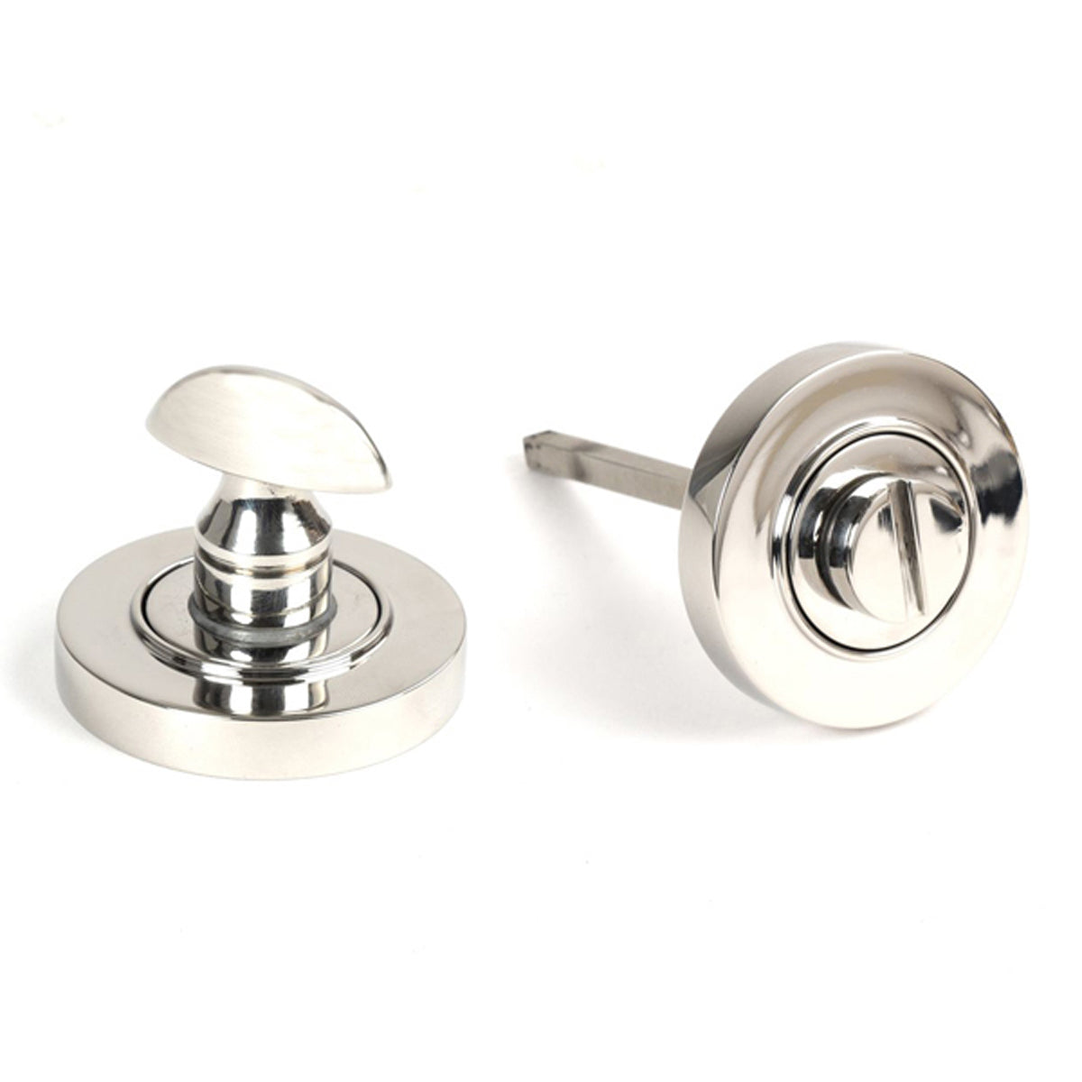 THUMBTURN SET ROUND CNC PLAIN 53x45 PMA