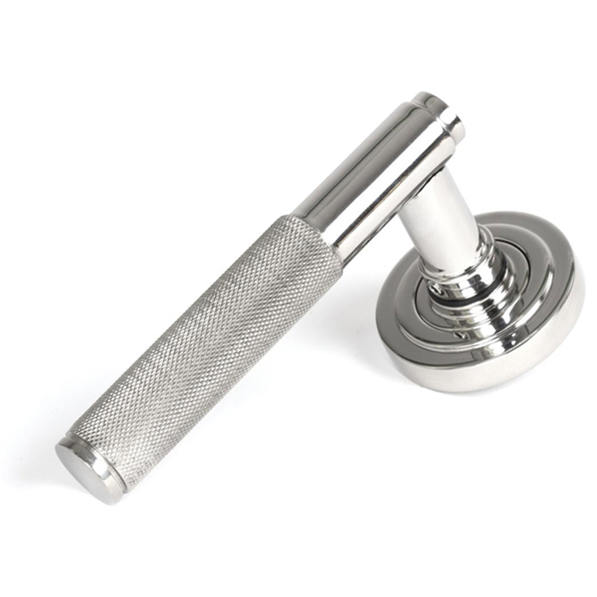 BROMPTON LEVER HANDLE+ROSE SPRUNG ART DECO 53x125x70 PMA