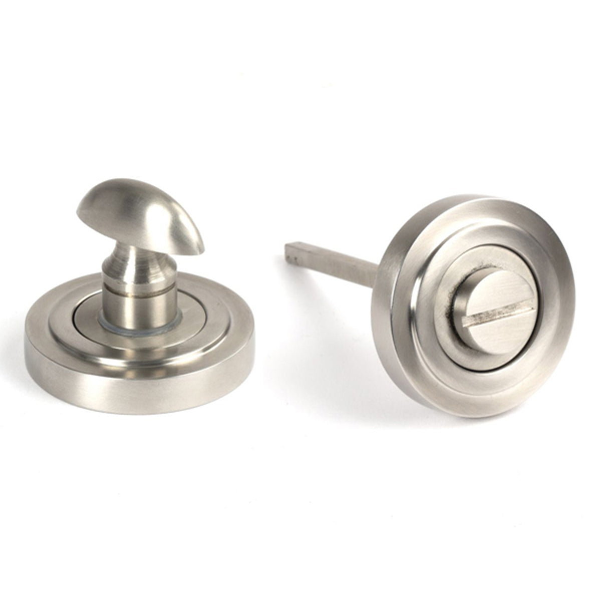 THUMBTURN SET ROUND CNC ART DECO 53x45 SMA