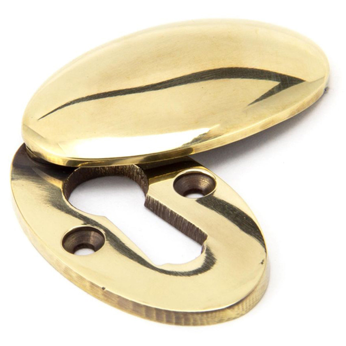 ESCUTCHEON OVAL+COVER 51x31x9 AGBR