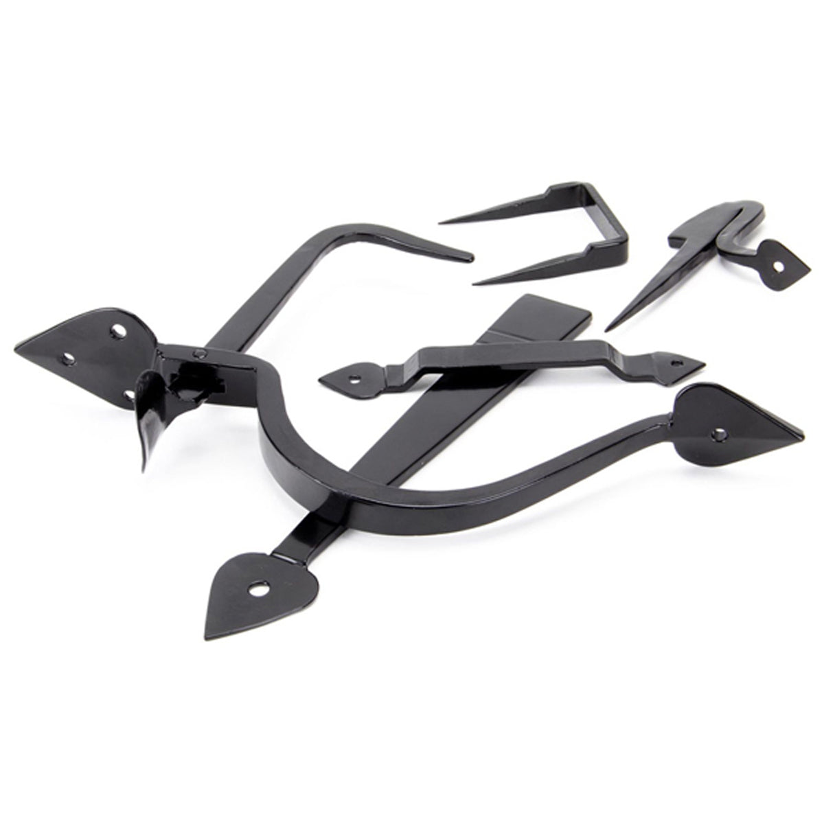 GOTHIC THUMBLATCH TUSCAN 270x47 BLK