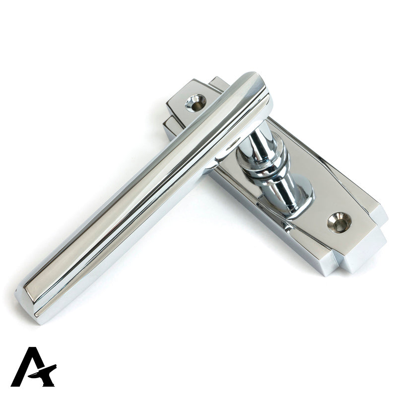 ART DECO LEVER HANDLE+ROSE 130x125x61 PCP - 51194 by MARCHES (ANVIL) ARCHITECTURAL HARDWARE