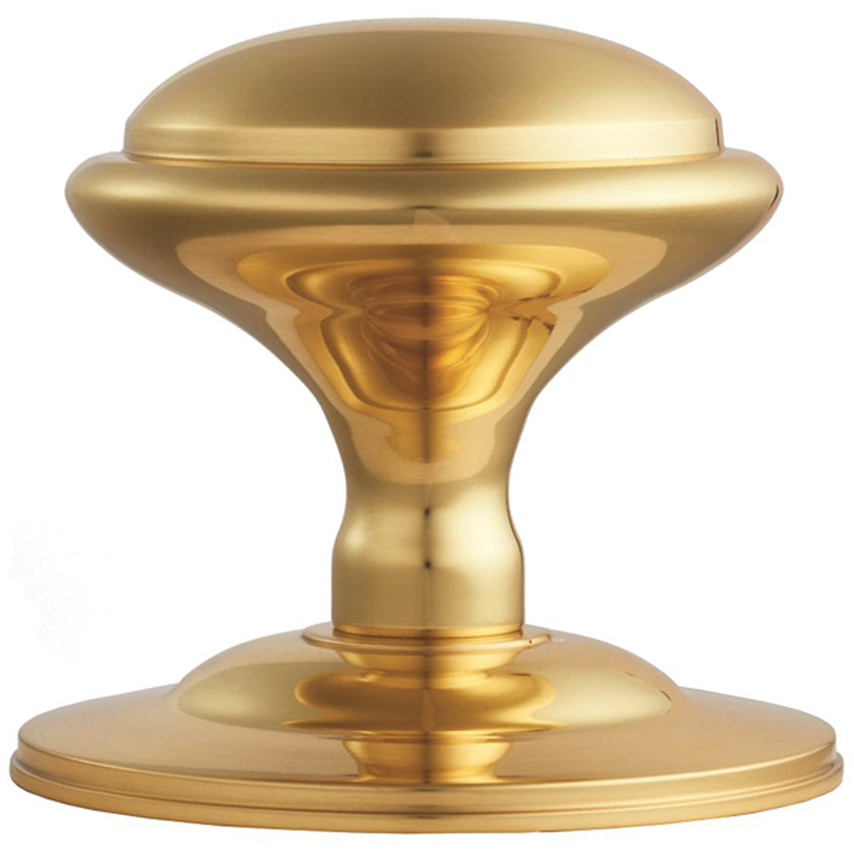 ROUND CENTRE DOOR KNOB D86x79 PBR