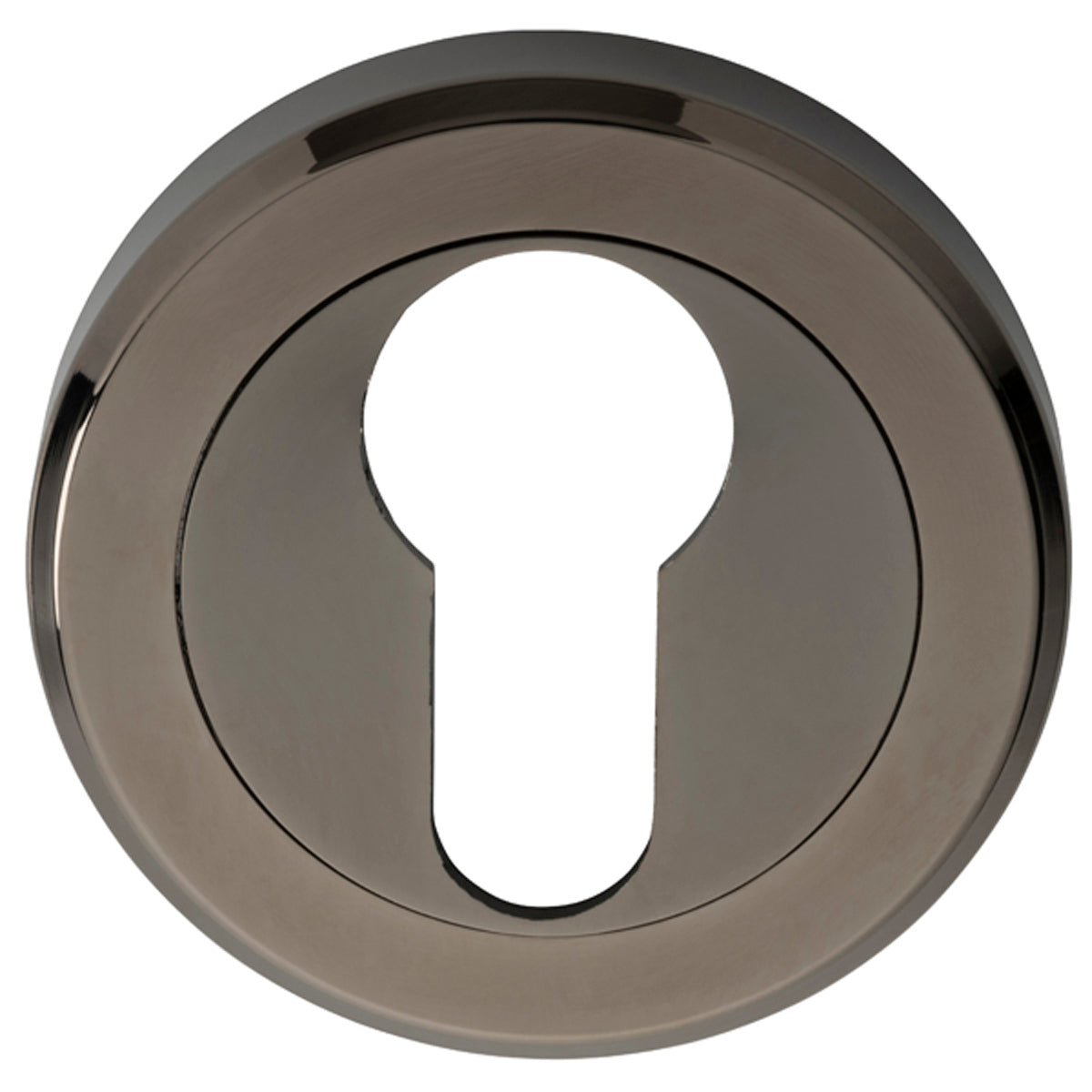SEROZM EURO ESCUTCHEON CNC D50 BKN SZM001BN by CARLISLE BRASS