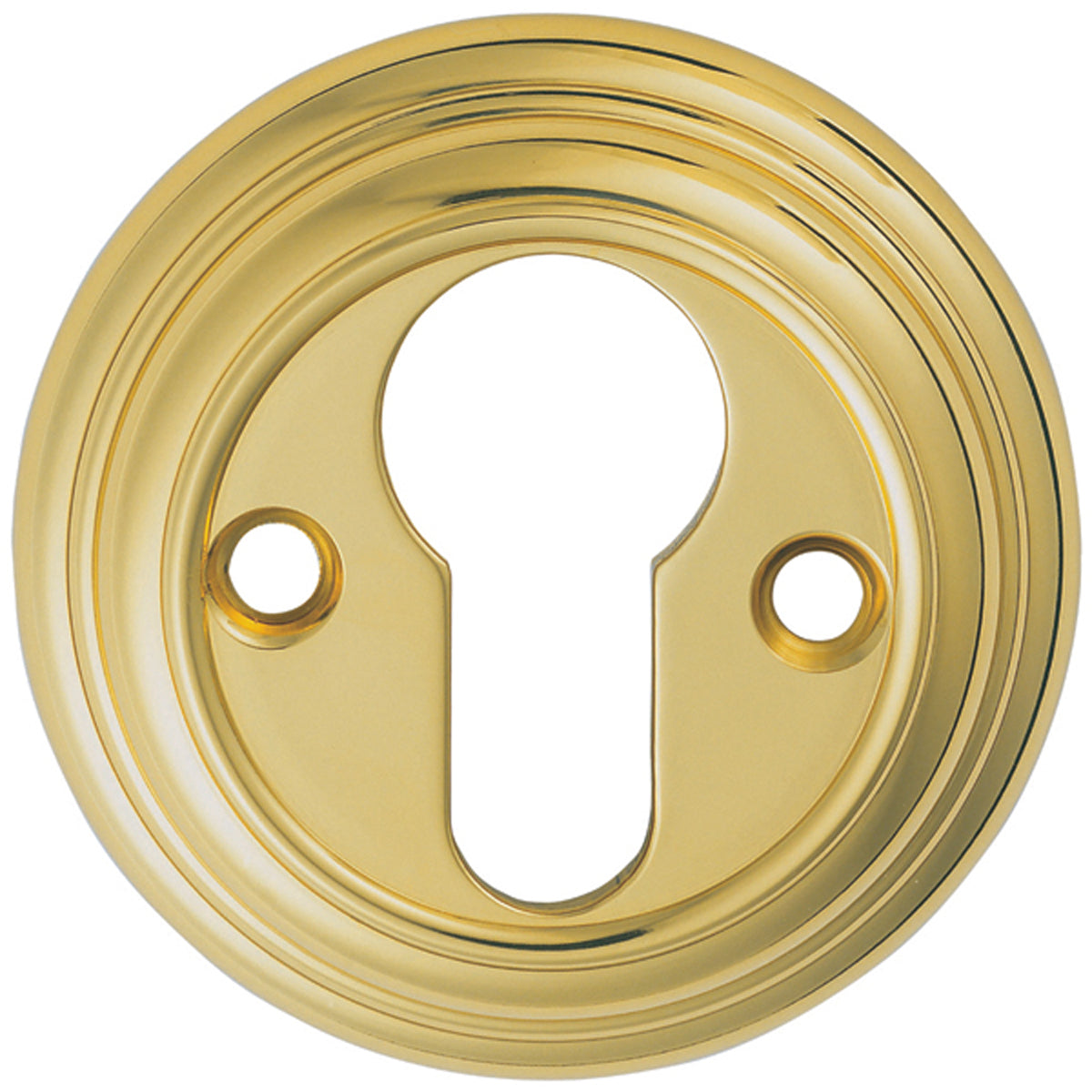 DMAIN EURO ESCUTCHEON D55x8 PBR DK1 by CARLISLE BRASS