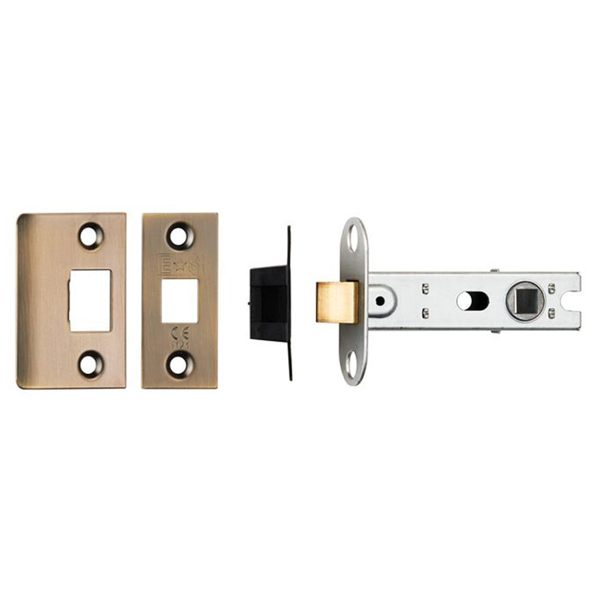 BOLT THR TUB MORT LATCH 76 SQU ABR BTL30AB by CARLISLE BRASS