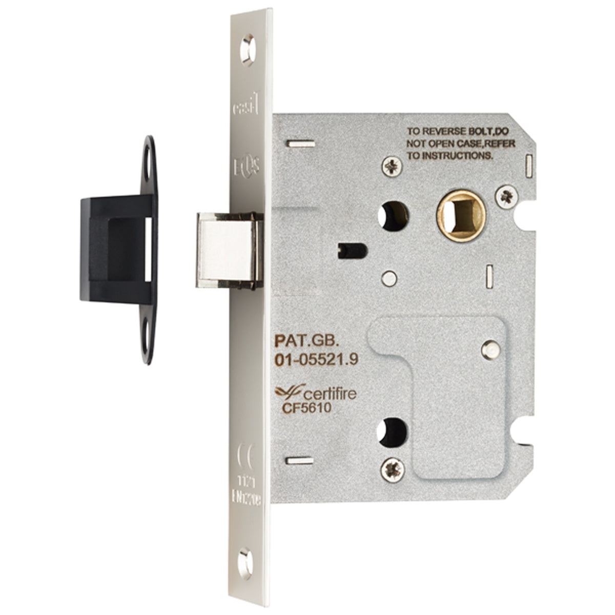 EASI-T CONT UPR LATCH 64 SQU PNP ULE5025NP by CARLISLE BRASS