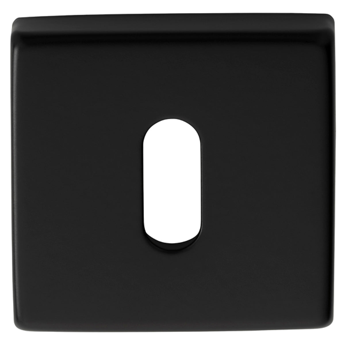MANITAL LOCK ESCUTCHEON 51x51 BLK QE003BLK by CARLISLE BRASS