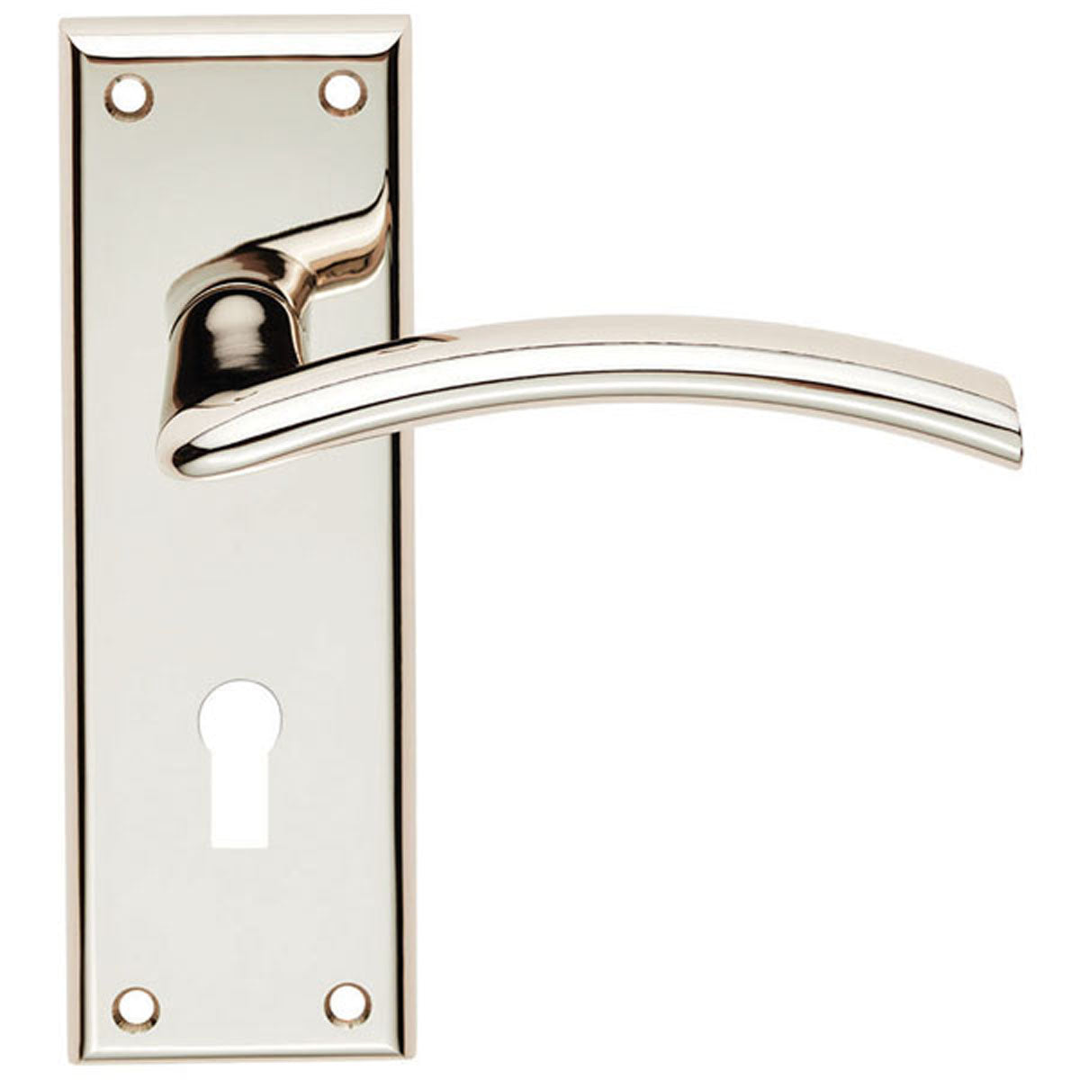 TRENTA LEVER HANDLE LOCK 150x50 PNP SZR031PN by CARLISLE BRASS