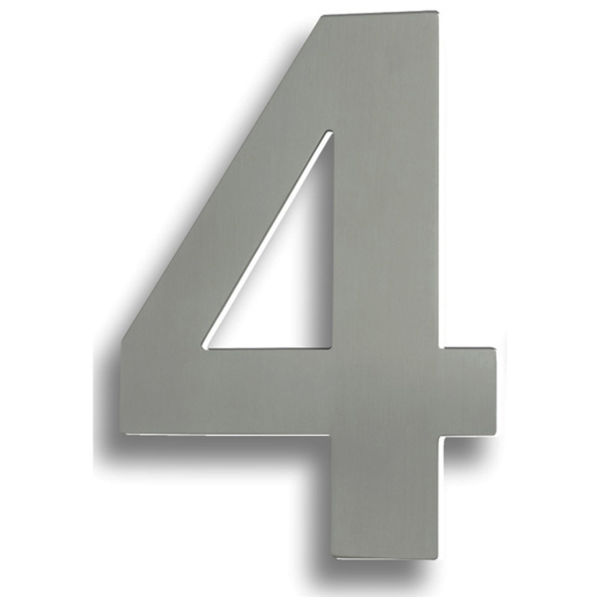 ESPEC NUMERAL 4 178x125 BSS NUM10174BSS by CARLISLE BRASS