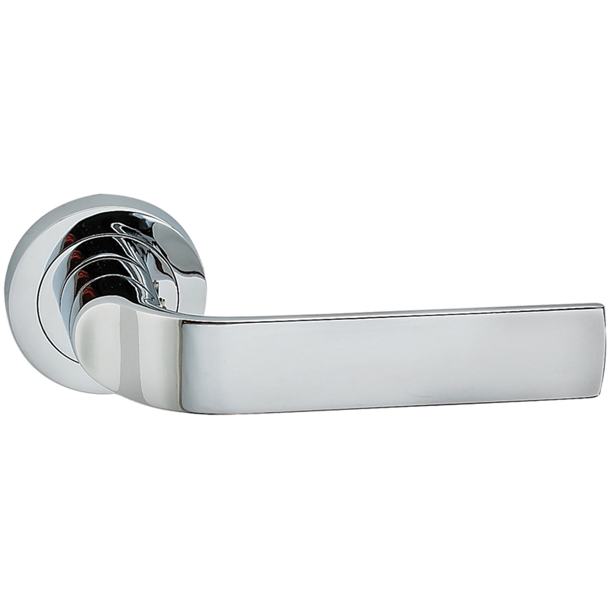 OUVRE LEVER HANDLE+ROSE 129x51 PCP by LAYDEX (NI) LTD