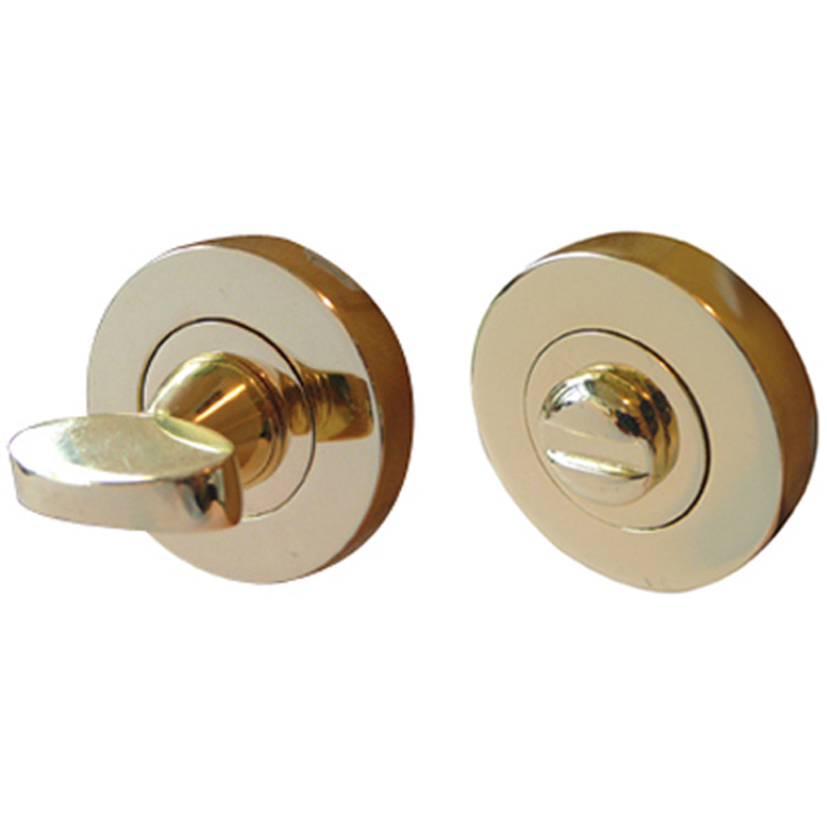 TURN+RELEASE ROUND D35x8 PVD BRASS