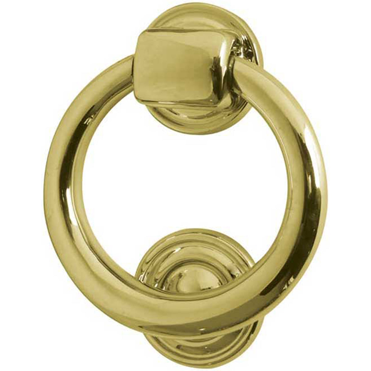 EXTERIOR DOOR RING KNOCKER D100 PBR