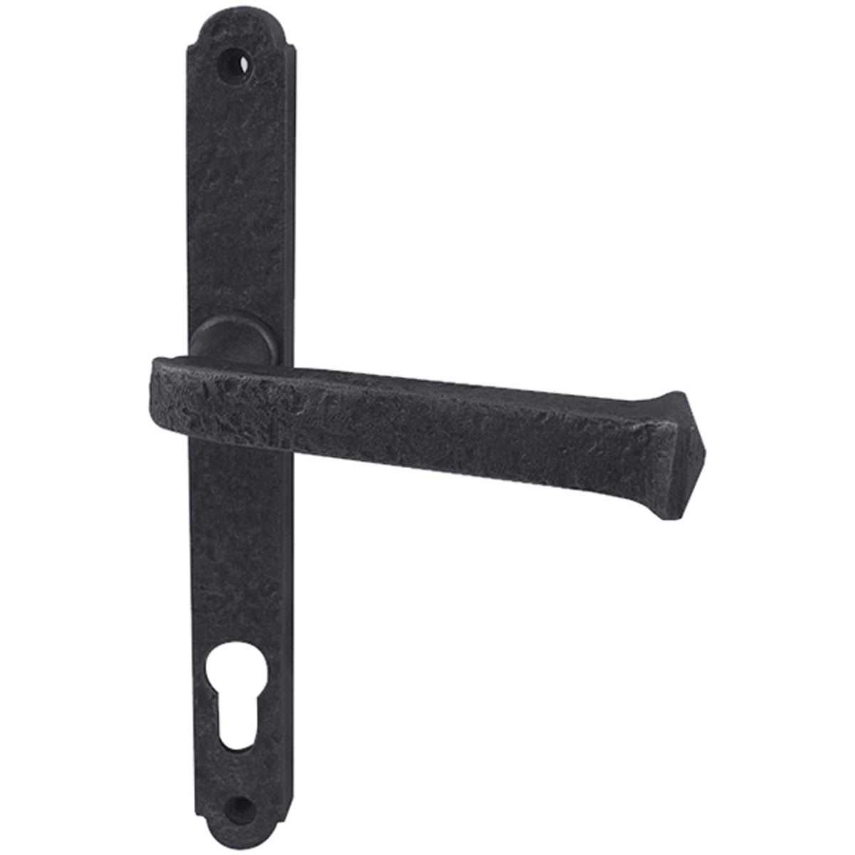 PVCu LOCKSET HANDLE 240x28x128 BLK