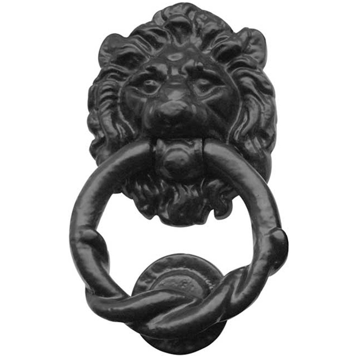 LION HEAD KNOCKER 165x100 BLK
