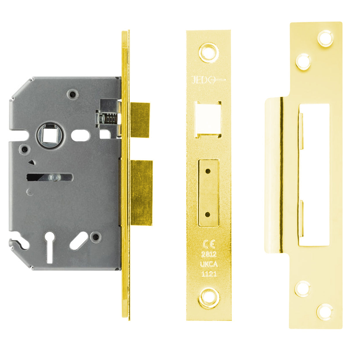 JEDO 3LEVER SASHLOCK 162x26x65 PBR