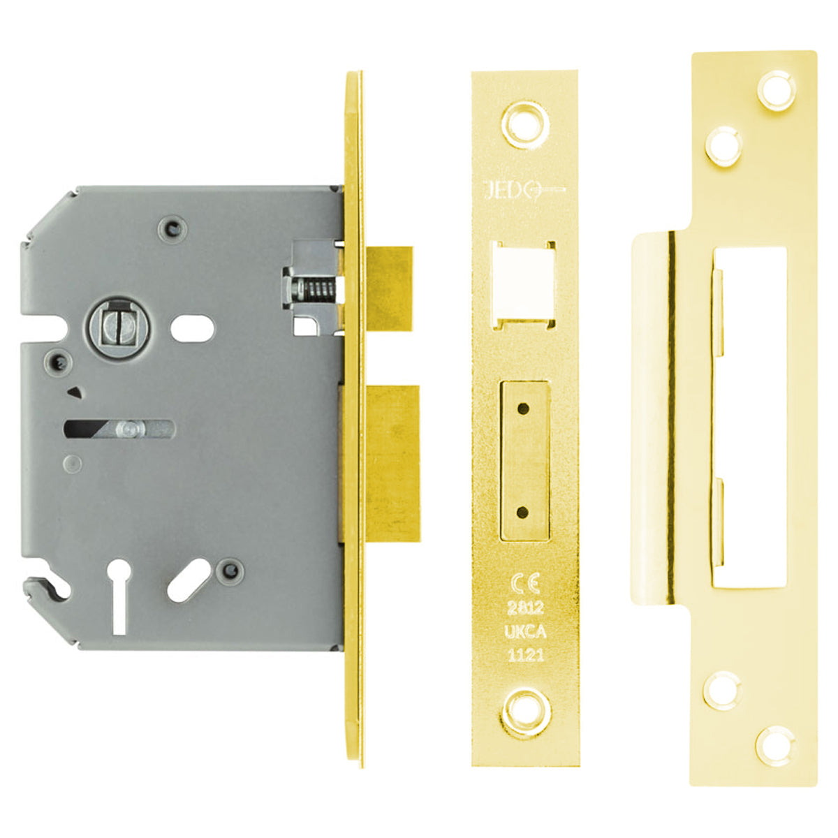 JEDO 3LEVER SASHLOCK 162x26x76 PBR
