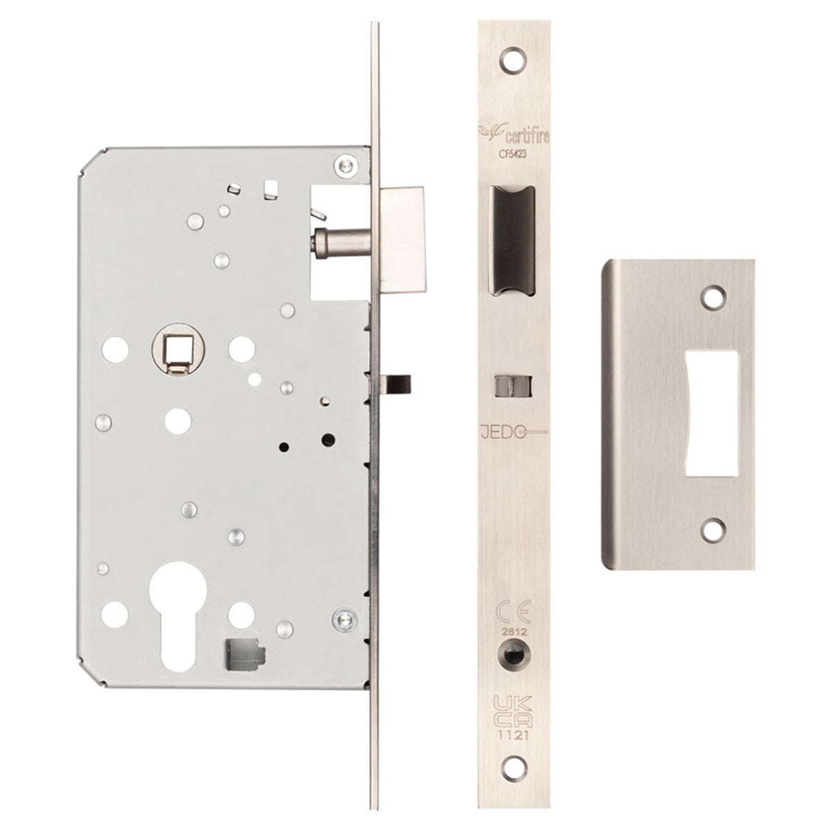 JEDO DIN ARCHITECTURAL NIGHTLATCH SQU 235x22x72 SSS