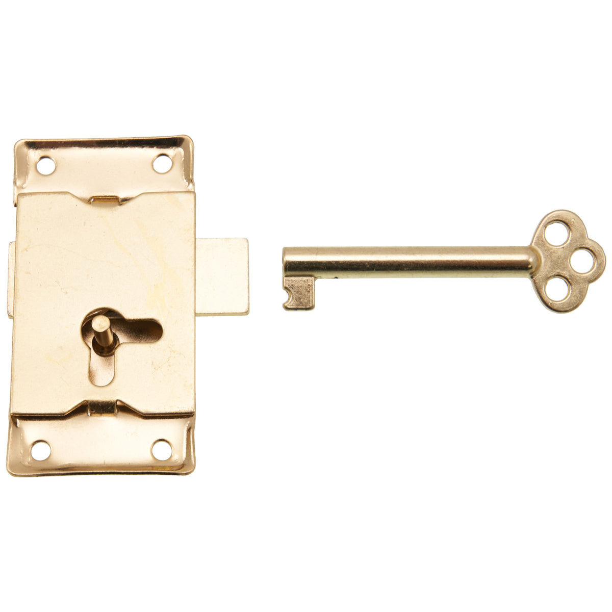 ECLIPSE CUPBOARD LOCK+KEY 63x38 EBR