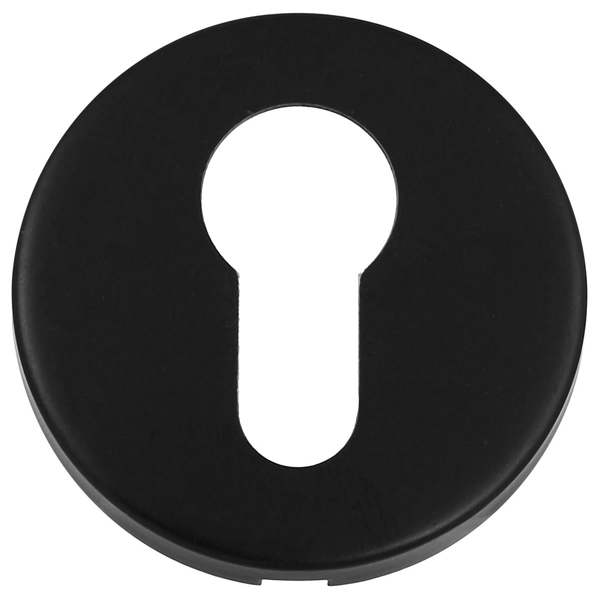 ECLIPSE STAINLESS STEEL ESCUTCHEON EURO D52x8 BLK by FRISCO UK SALES LTD