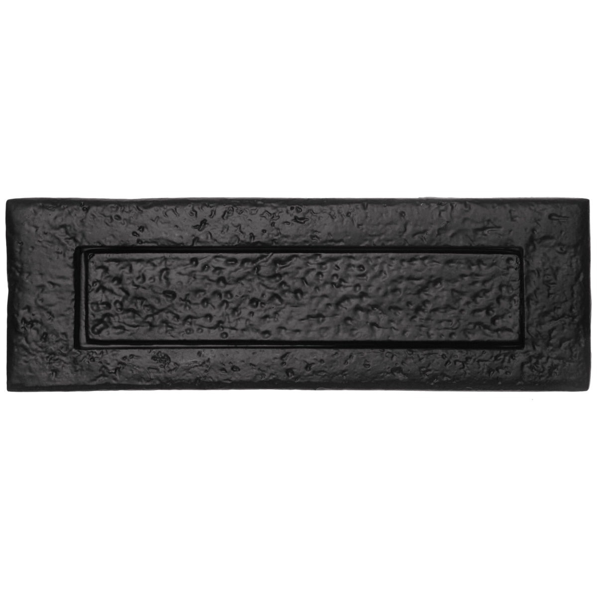 BLACK ANTIQUE PATTERN LETTER PLATE 254x76 ABK