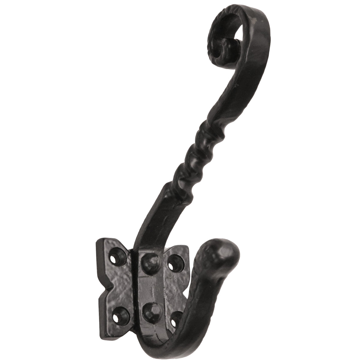 BLACK ANTIQUE PATTERN HAT+COAT HOOK 127 ABK