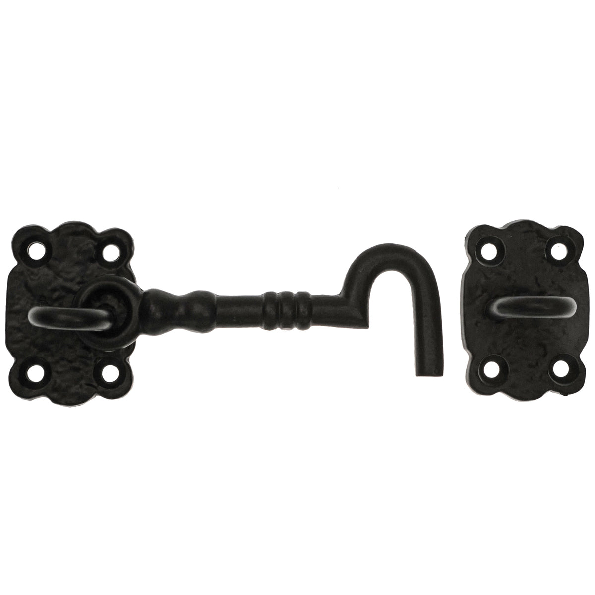 BLACK ANTIQUE PATTERN CABIN HOOK 102 ABK