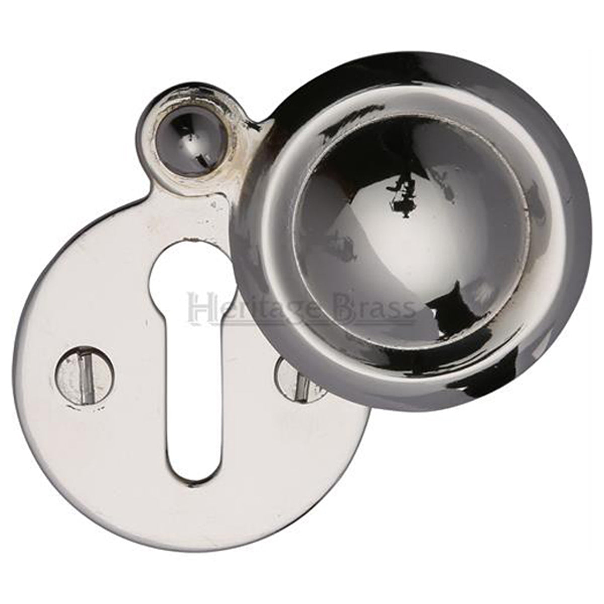 ESCUTCHEON ROUND COVERED D33 PNP