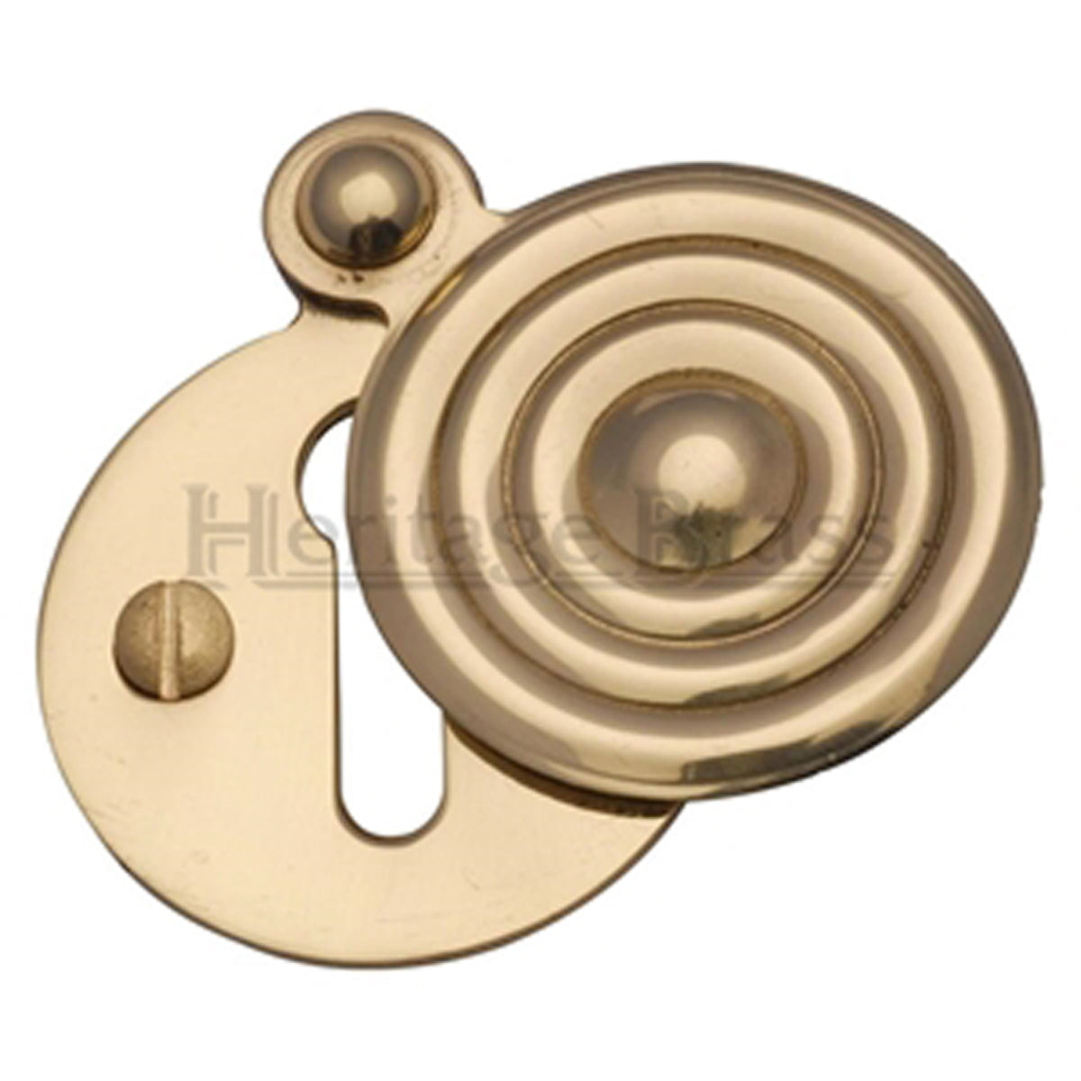 ESCUTCHEON REEDED COVERED D33 PBR – DFM137G
